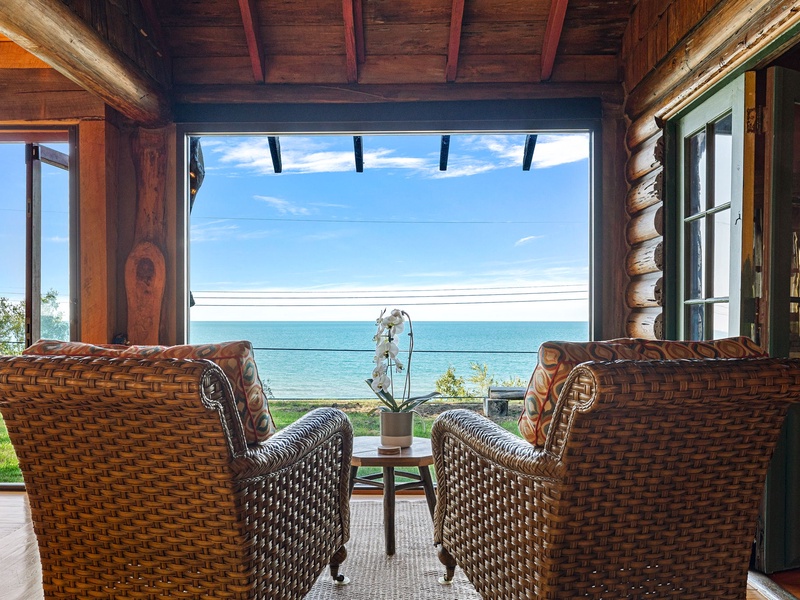 Beachfront in Lake Michigan