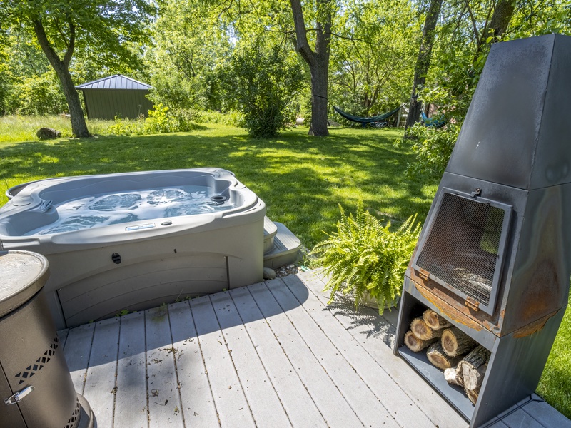 Hot tub in Lake Michigan